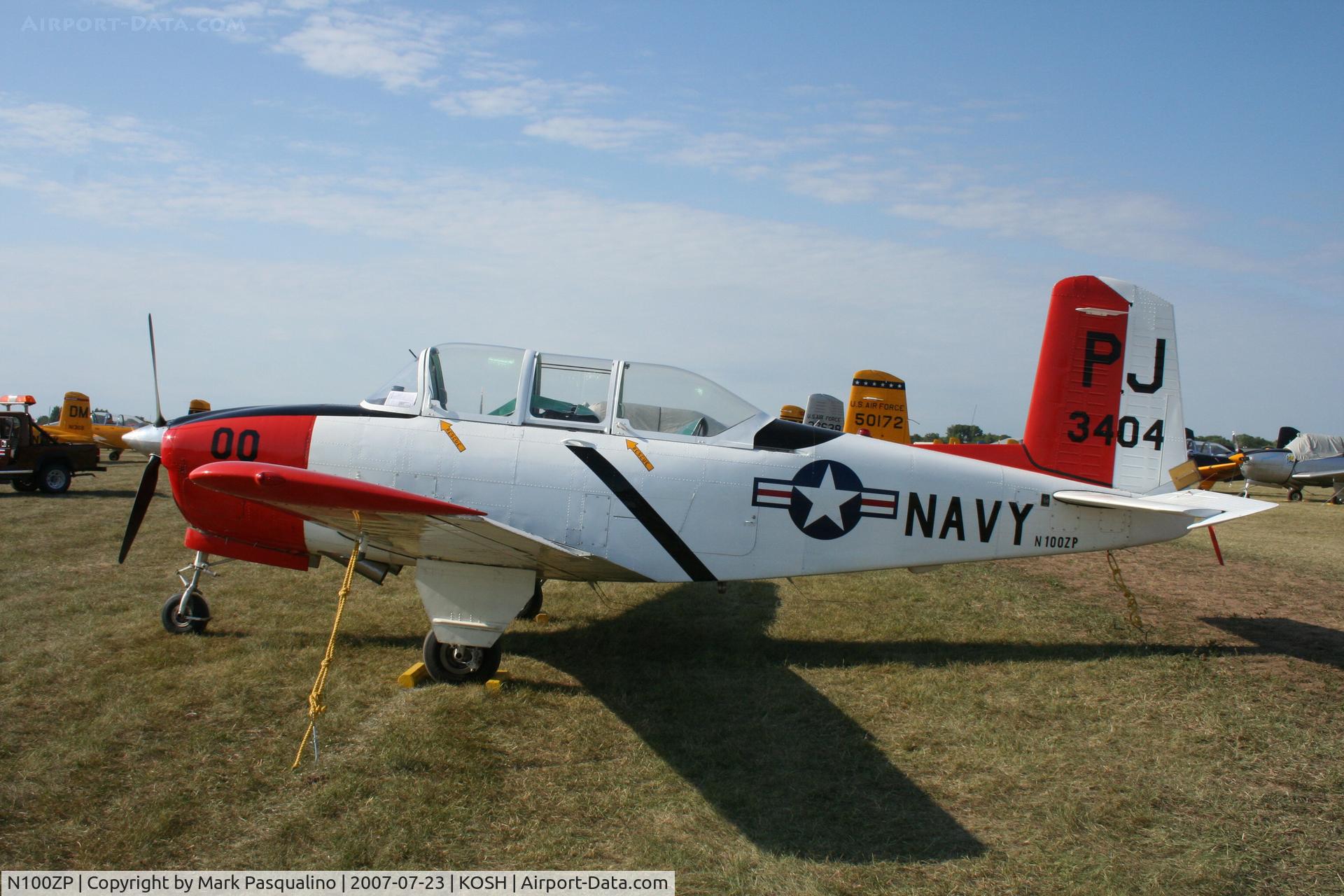 N100ZP, 1955 Beech D-45 (T-34B) Mentor C/N BG-4, Beech T-34B