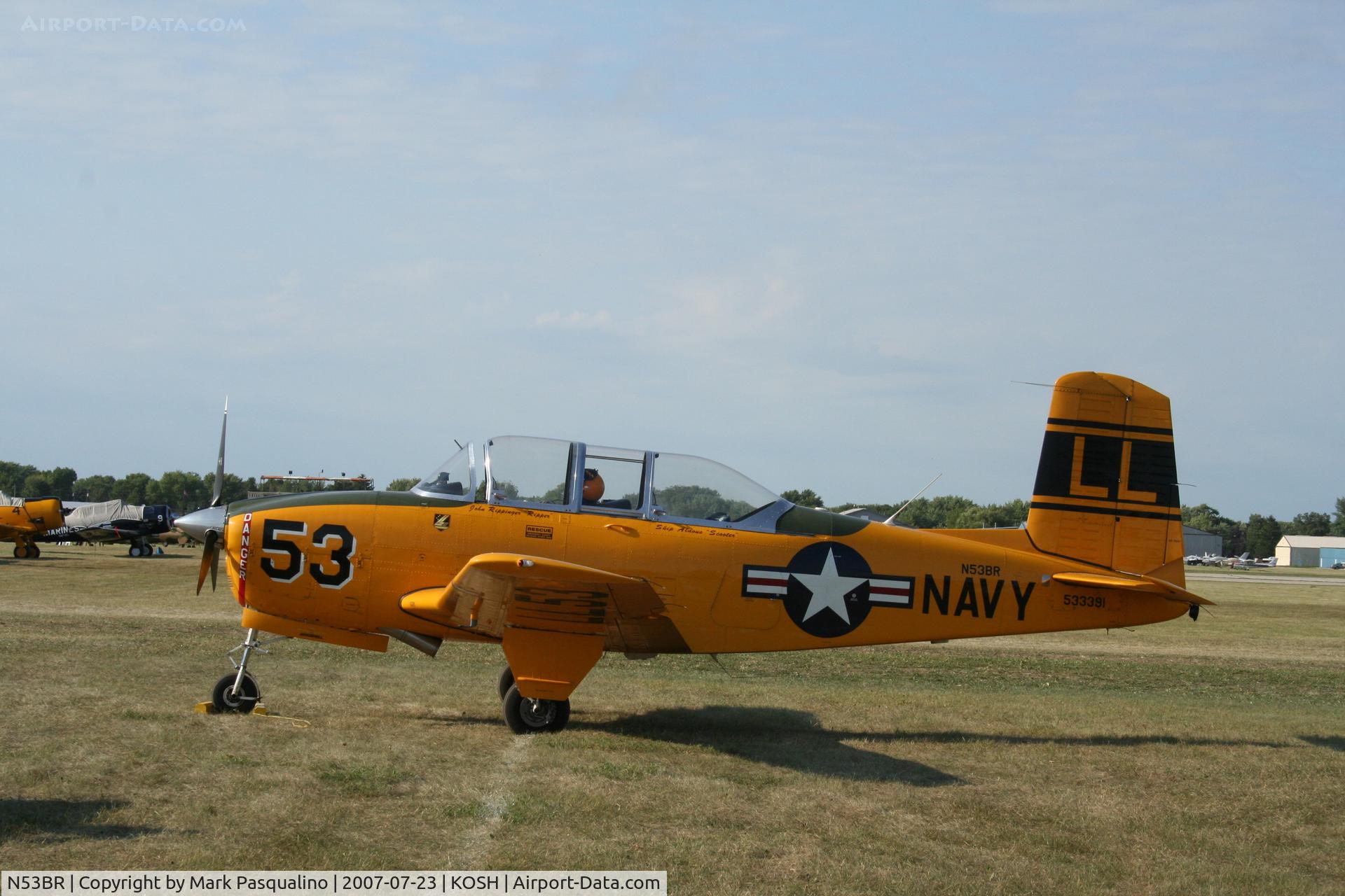 N53BR, 1953 Beech T-34A Mentor Mentor C/N G-152, Beech T-34A