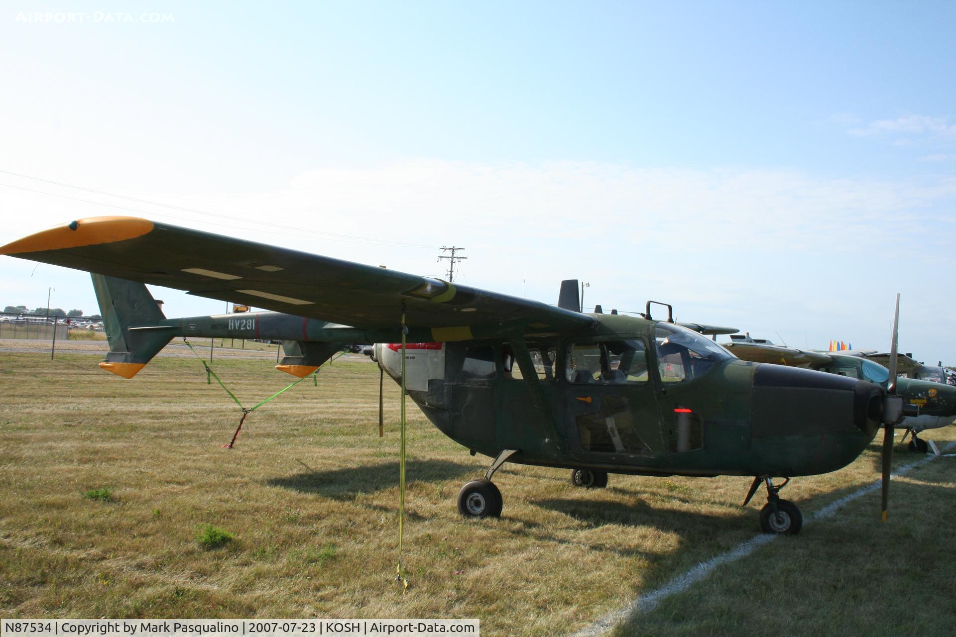 N87534, 1968 Cessna M337B (O-2A) Super Skymaster C/N 337M-0231 (68-10866), Cessna O-2A