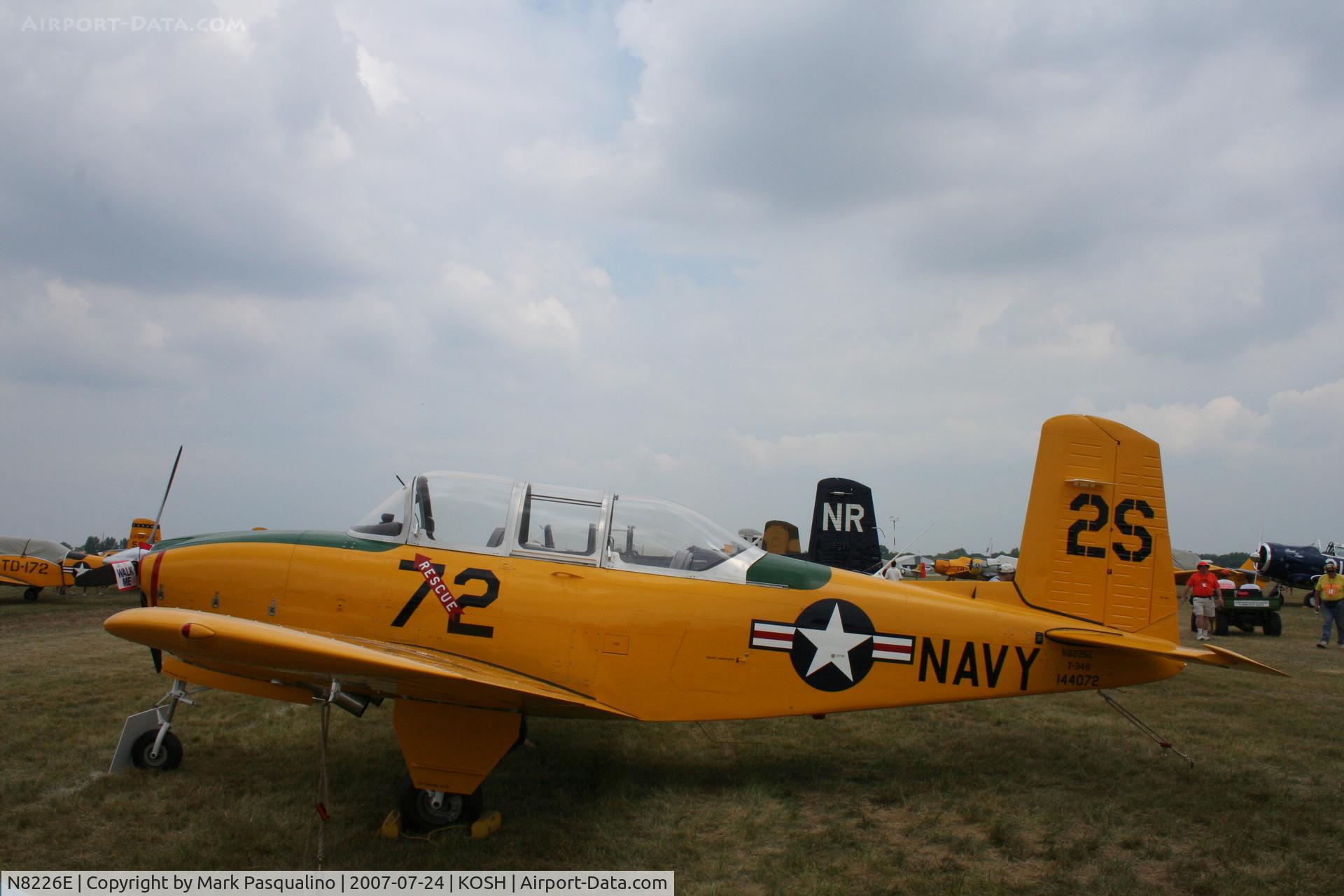N8226E, 1957 Beech D-45 Mentor C/N BG-379, Beech T-34B