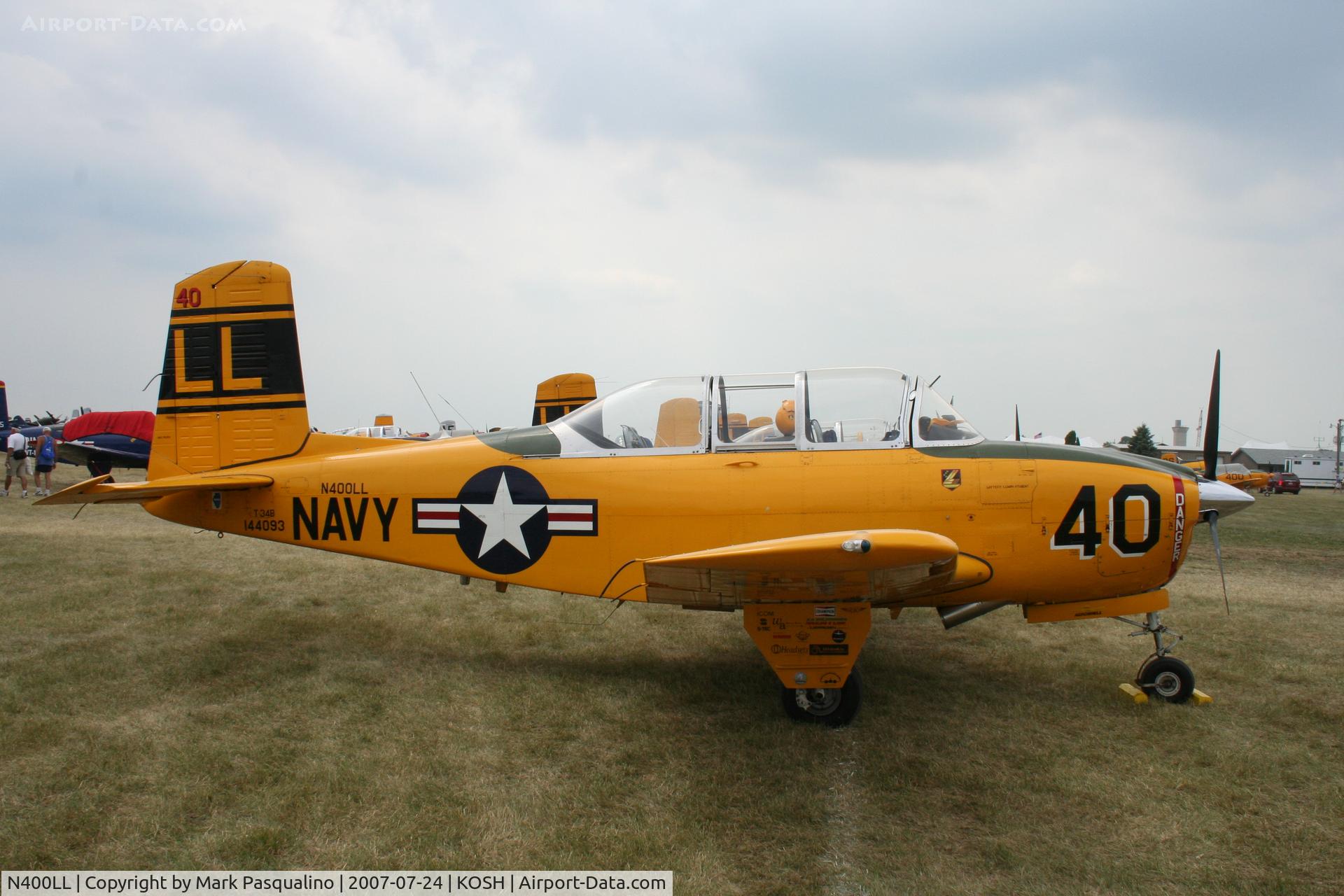 N400LL, 1957 Beech T-34B Mentor C/N BG-400, Beech T-34B