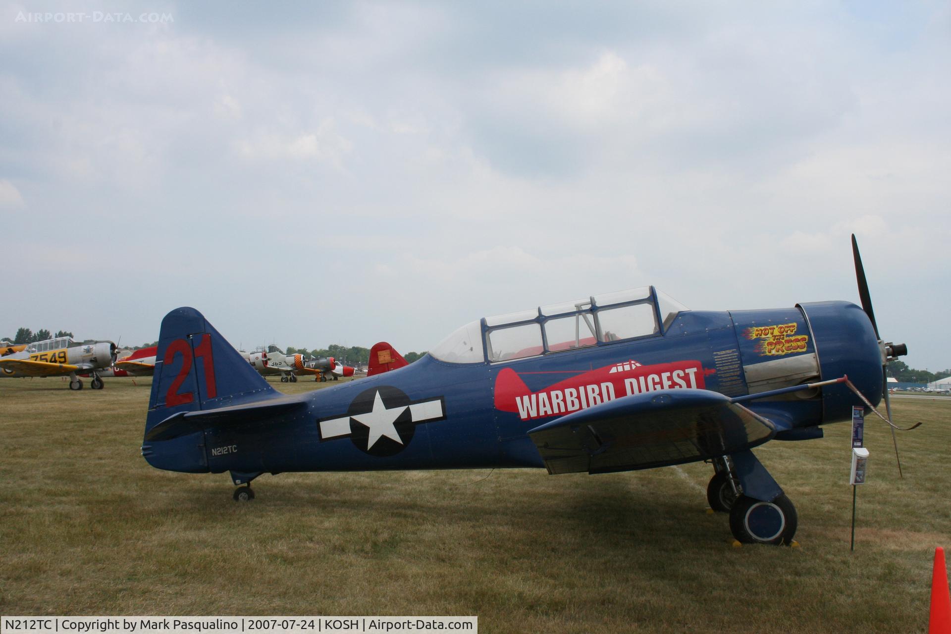 N212TC, 1944 North American SNJ-5 Texan Texan C/N 121-41732, North American SNJ-5