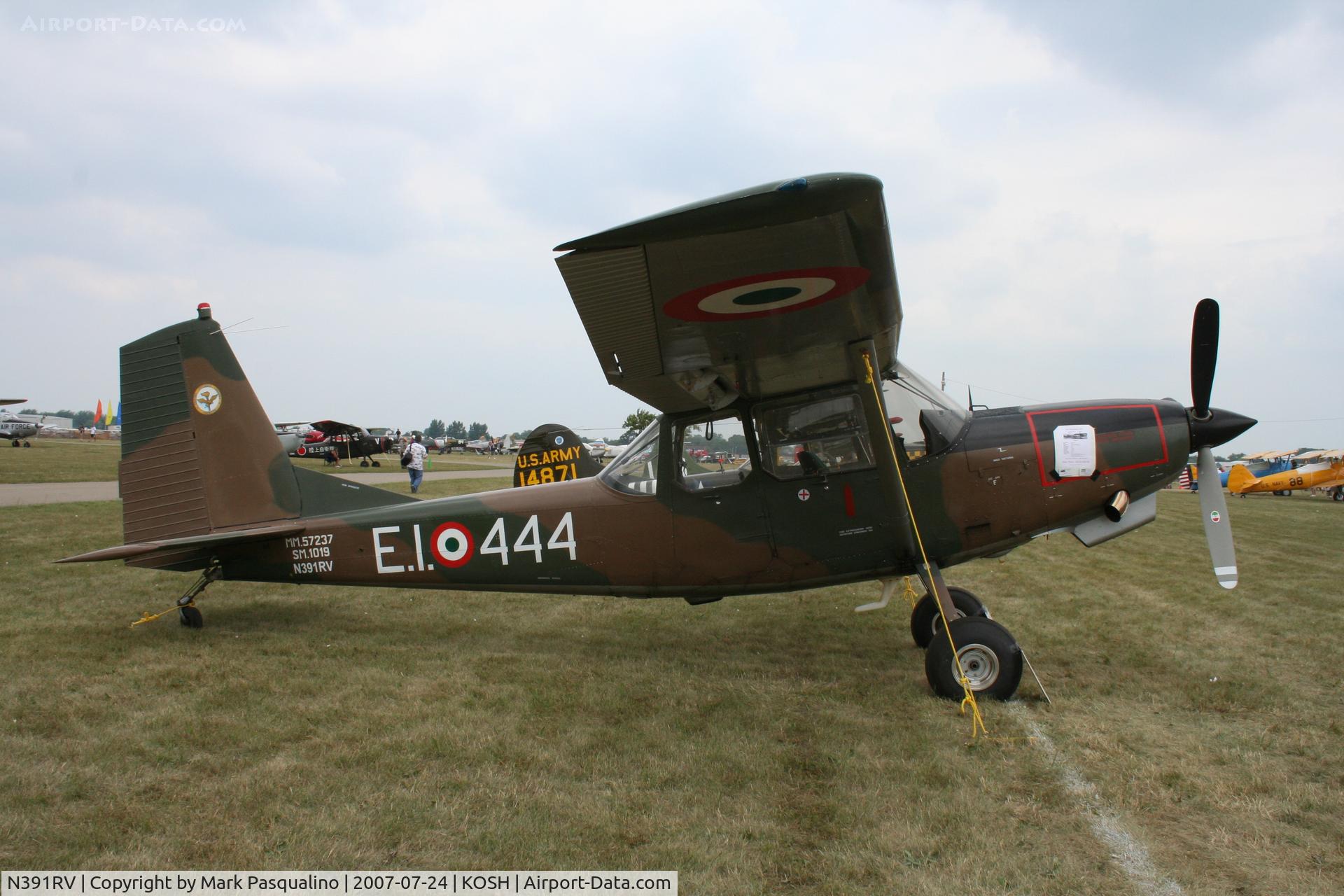 N391RV, 1979 SIAI-Marchetti SM-1019E C/N 1-045, SM 1019