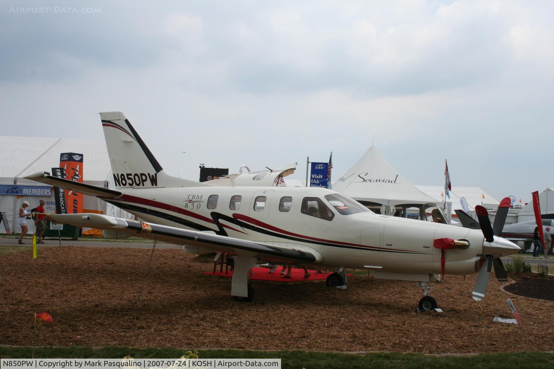 N850PW, 2007 Socata TBM-700 C/N 390, TBM 700