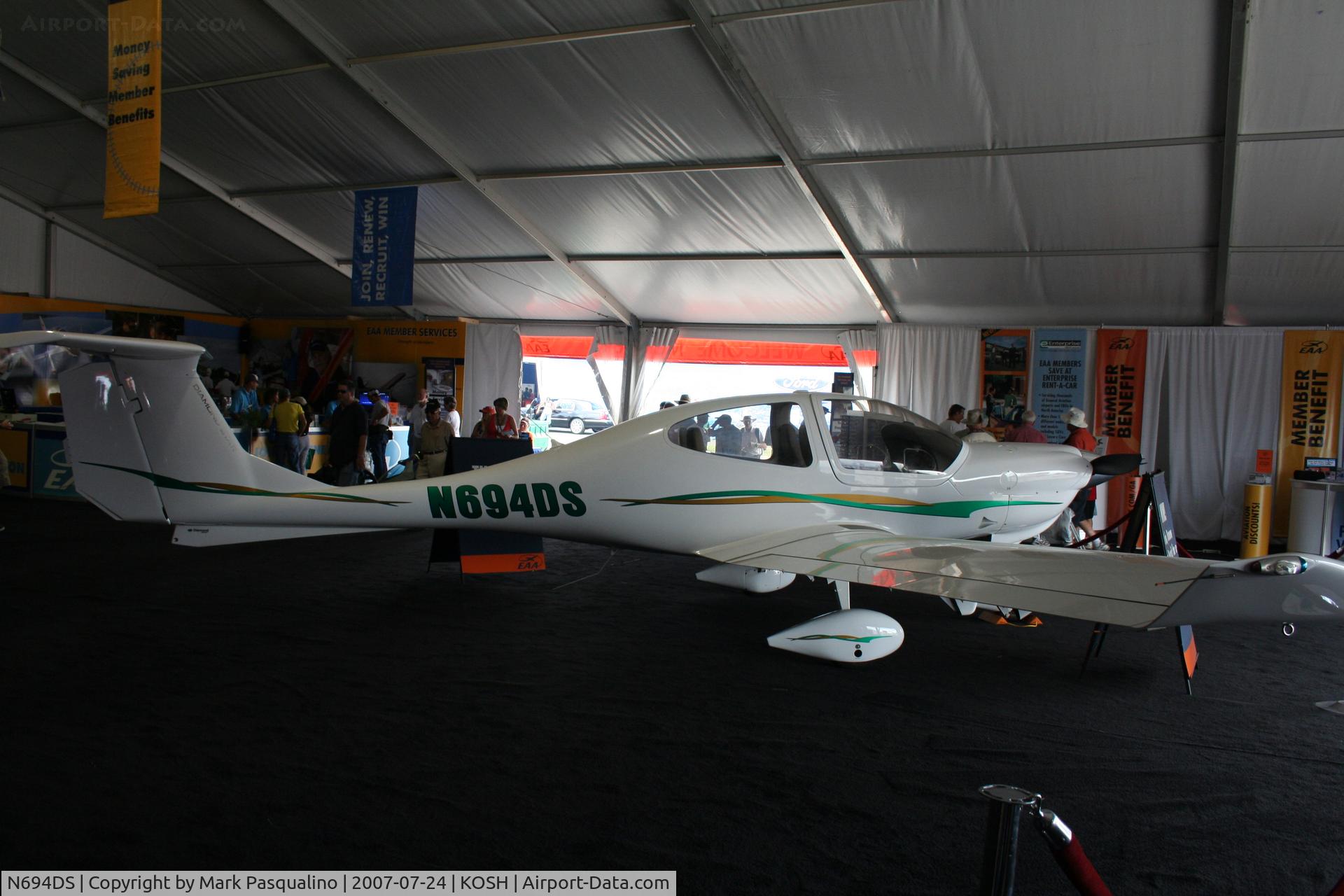 N694DS, 2006 Diamond DA-40 Diamond Star C/N 40.694, DA 40