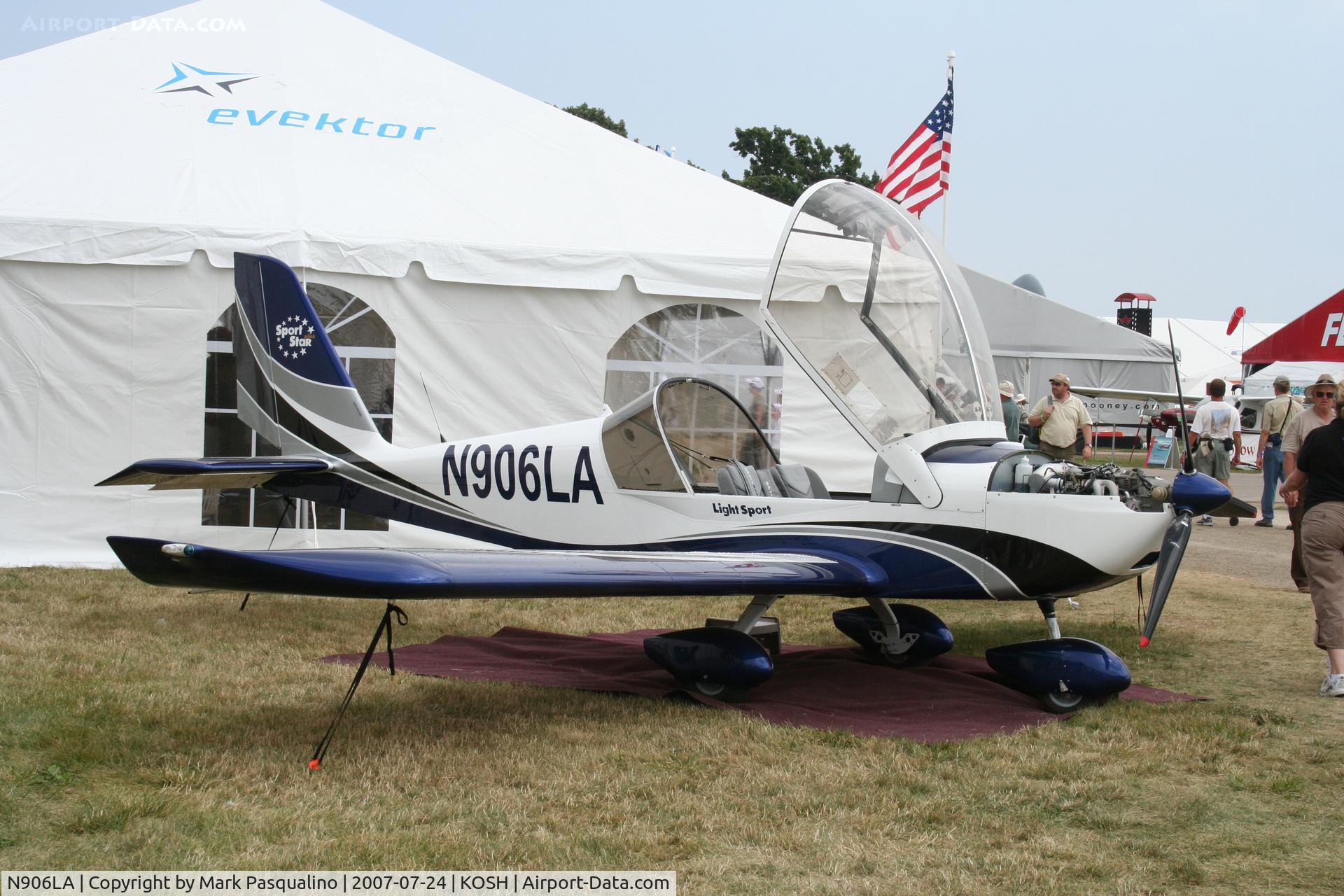 N906LA, 2007 Evektor-Aerotechnik Sportstar Plus C/N 20070906, Sportstar Plus
