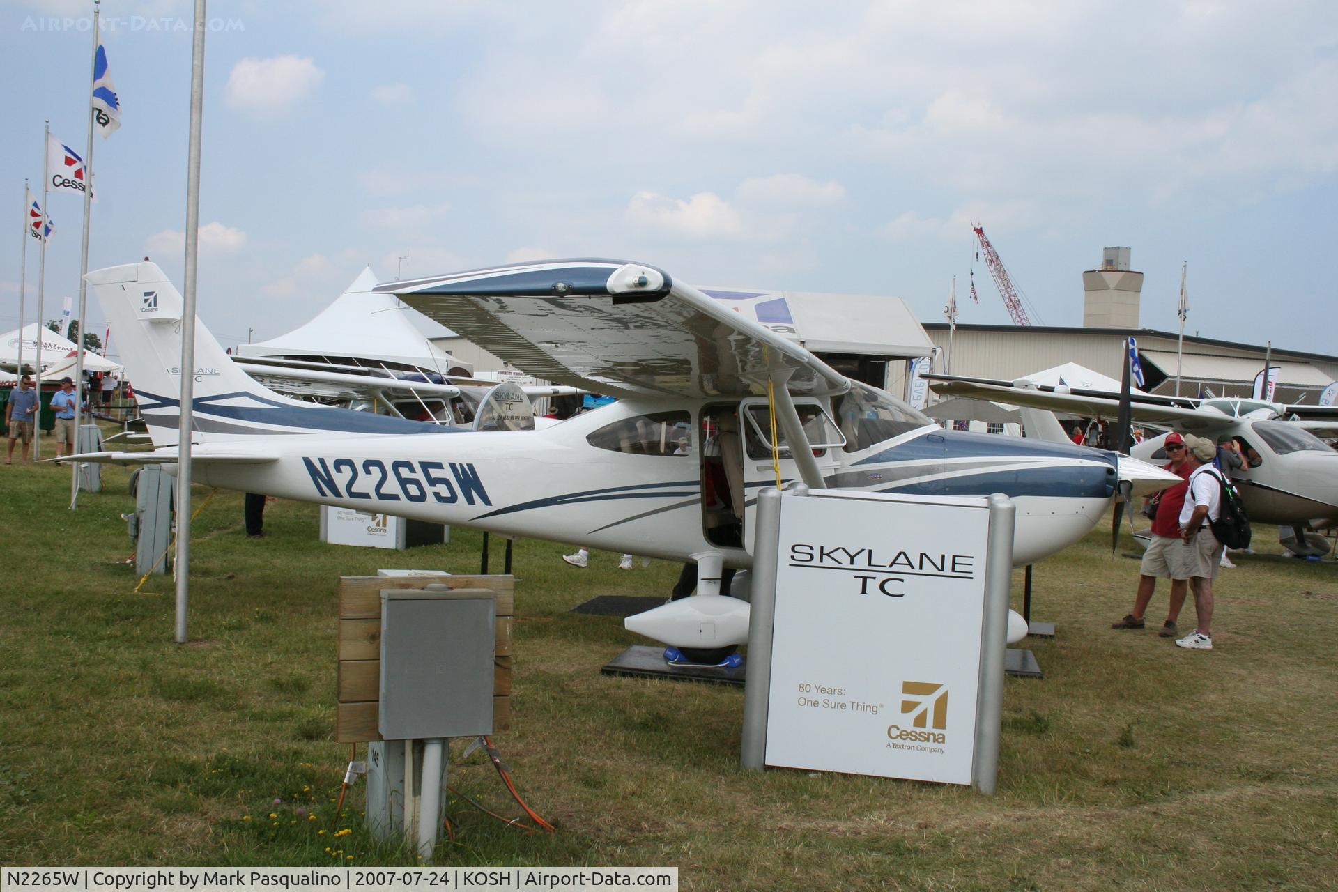 N2265W, 2007 Cessna T182T Turbo Skylane C/N T18208720, Cessna 182