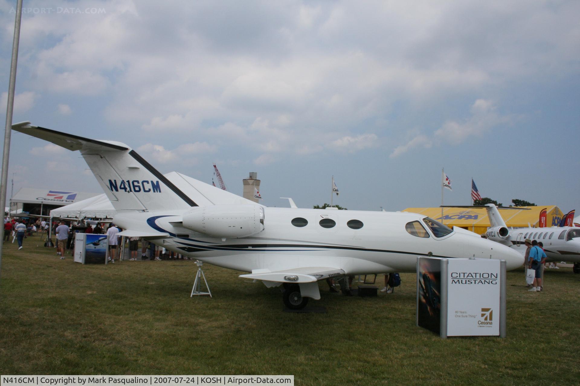 N416CM, 2007 Cessna 510 Citation Mustang C/N 510-0016, Cessna 510