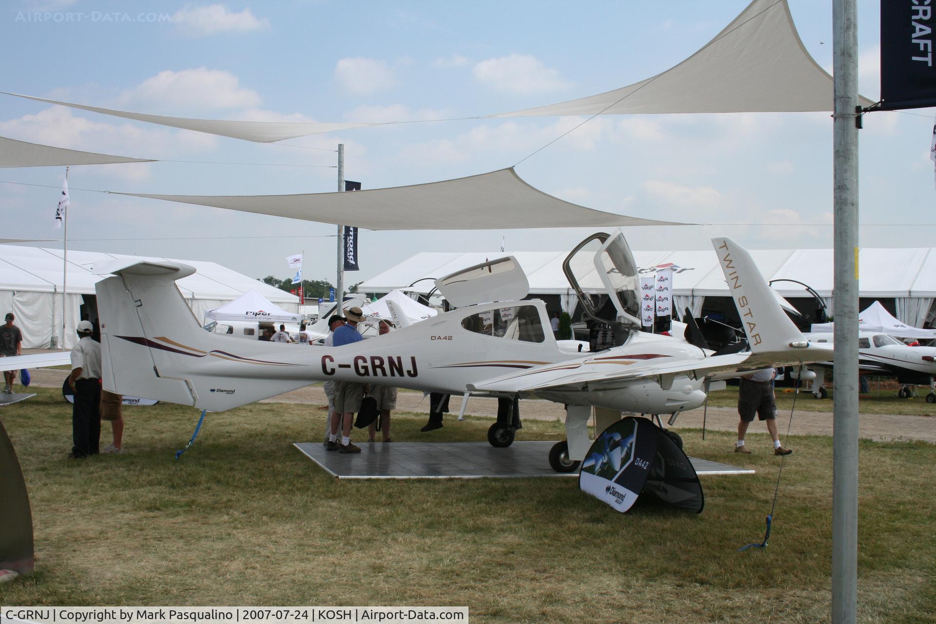 C-GRNJ, 2007 Diamond DA-42 Twin Star C/N 42.AC070, DA-42