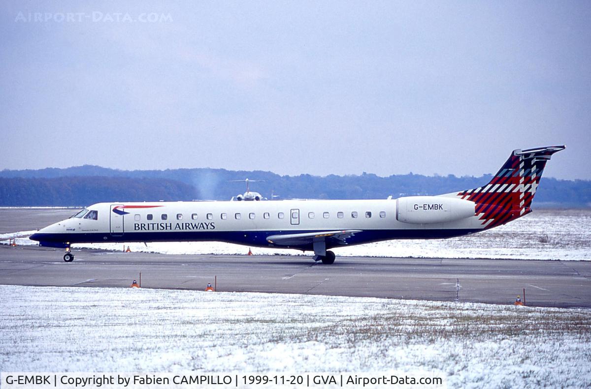 G-EMBK, 1999 Embraer EMB-145EU (ERJ-145EU) C/N 145167, British Regional Airlines