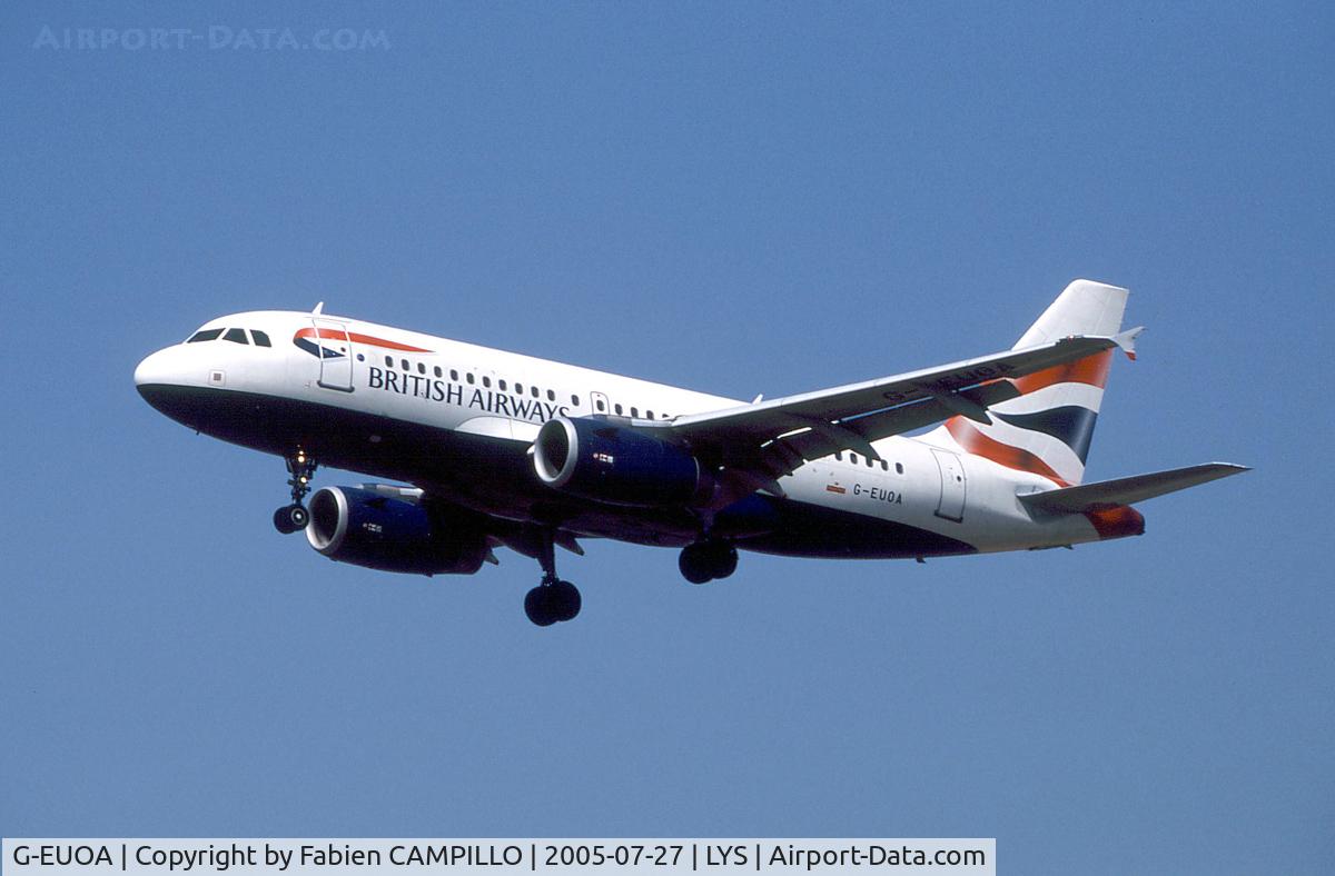 G-EUOA, 2001 Airbus A319-131 C/N 1513, British Airways