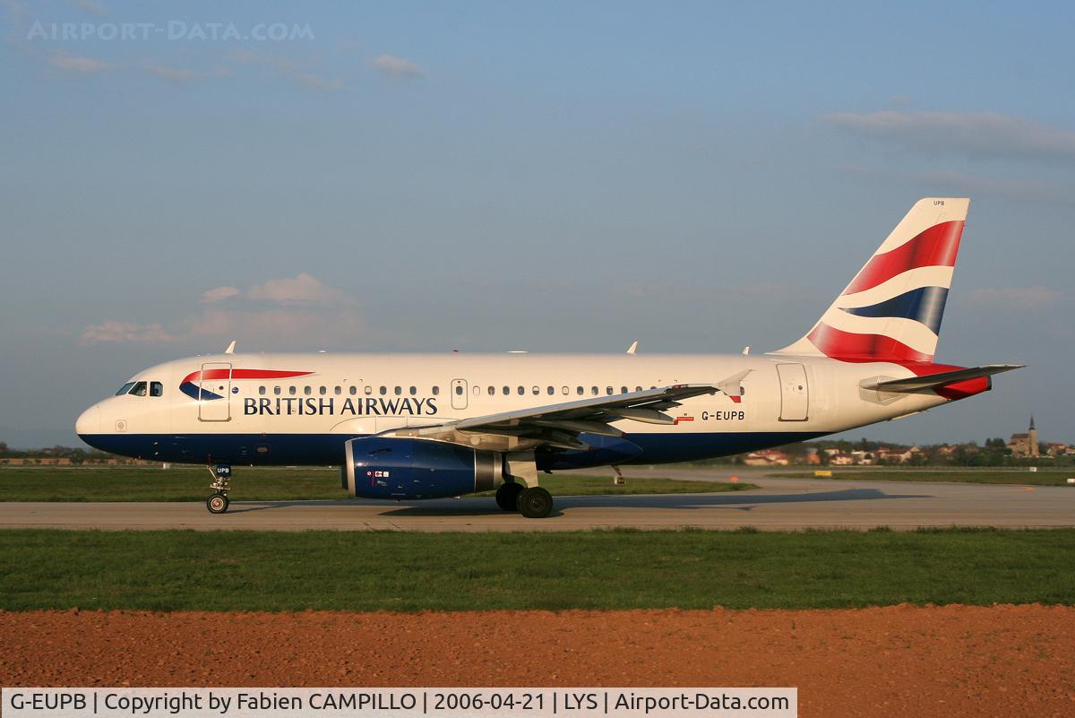 G-EUPB, 1999 Airbus A319-131 C/N 1115, British Airways