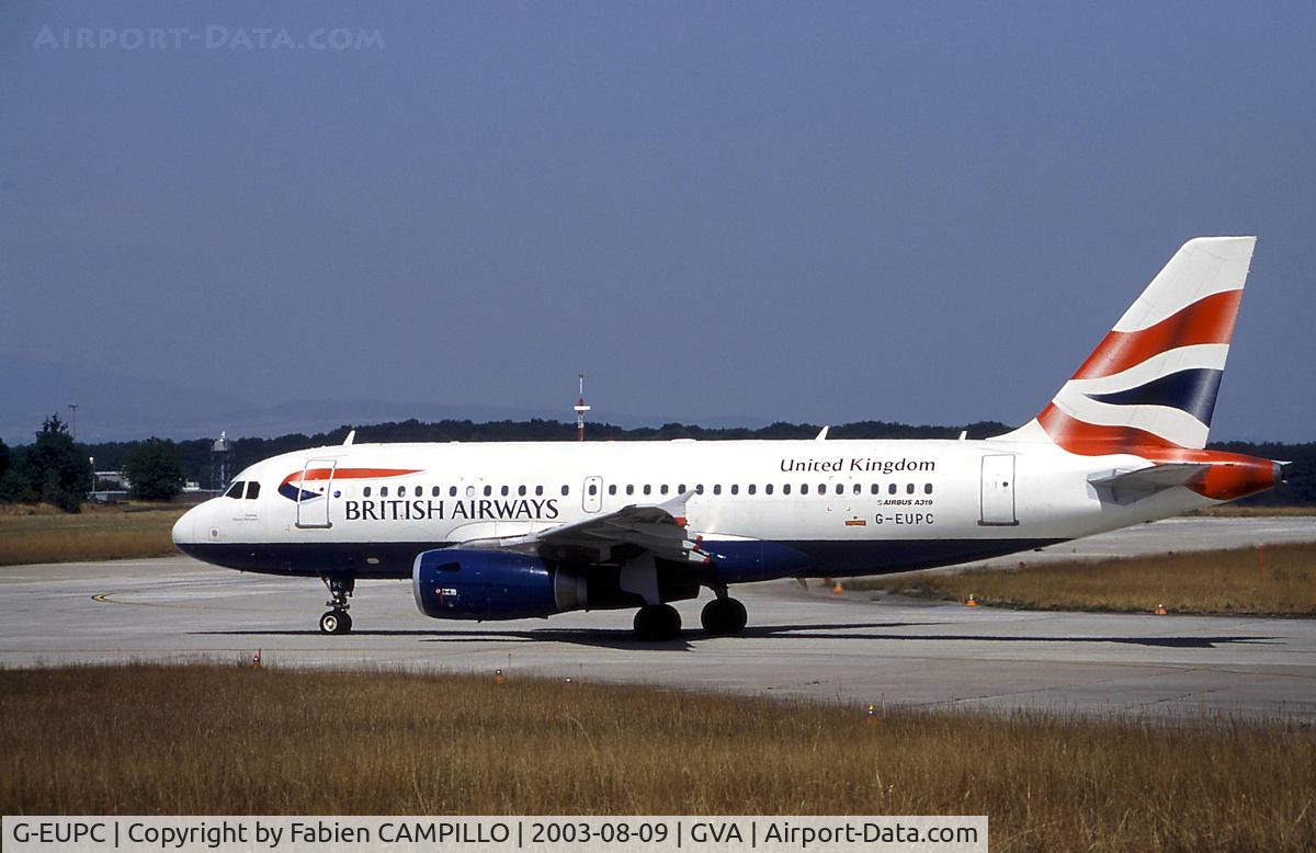 G-EUPC, 1999 Airbus A319-131 C/N 1118, British Airways
