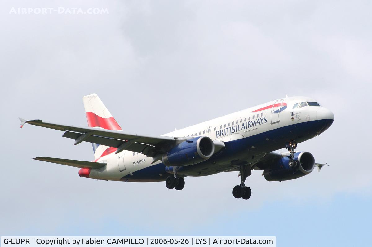 G-EUPR, 2000 Airbus A319-131 C/N 1329, British Airways