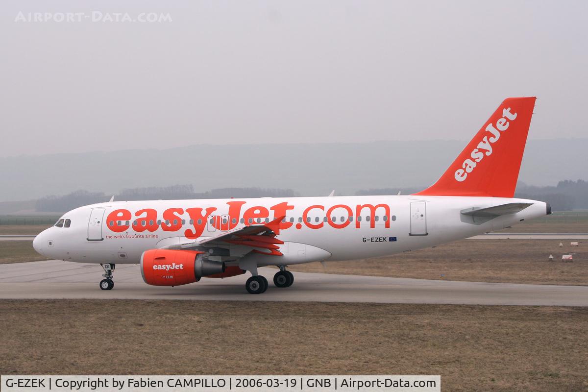 G-EZEK, 2004 Airbus A319-111 C/N 2224, EasyJet