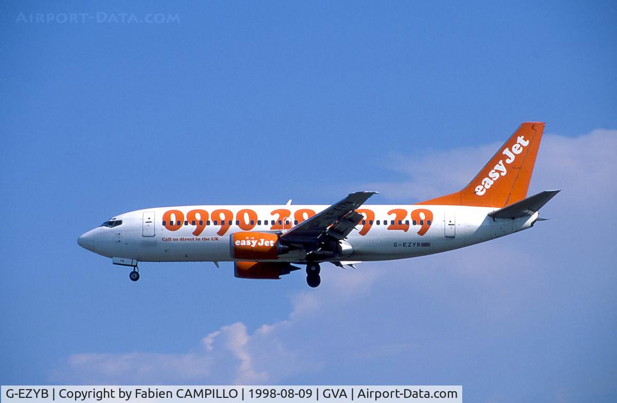 G-EZYB, 1988 Boeing 737-3M8 C/N 24020, EasyJet
