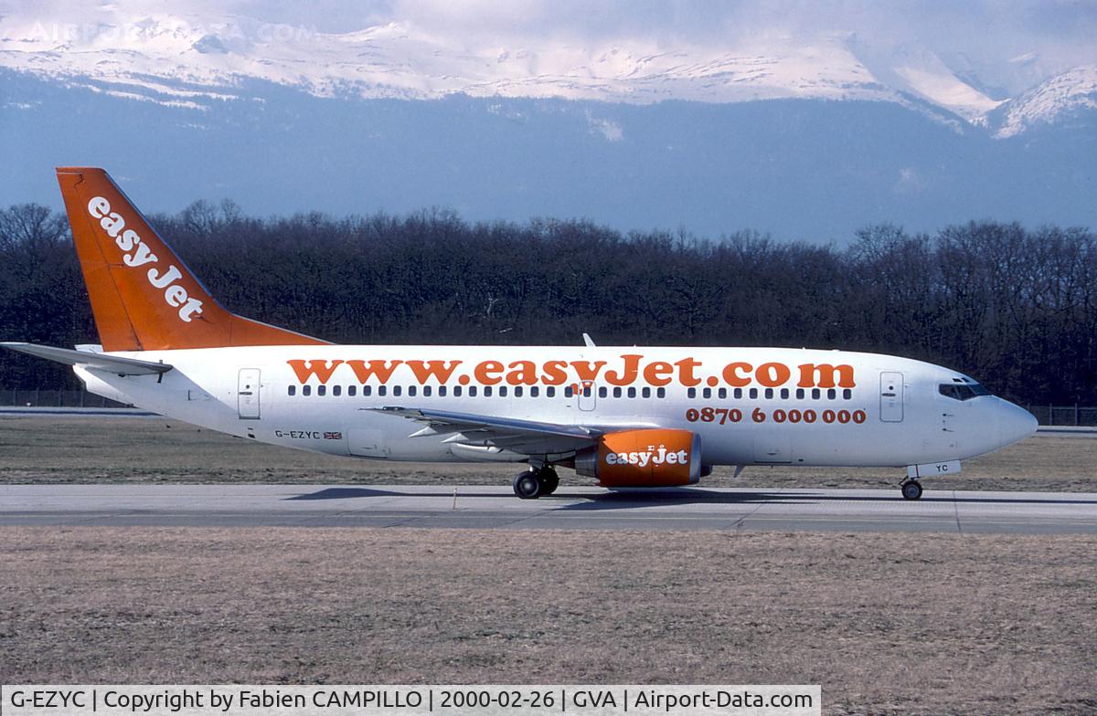 G-EZYC, 1989 Boeing 737-3Y0 C/N 24462, EasyJet