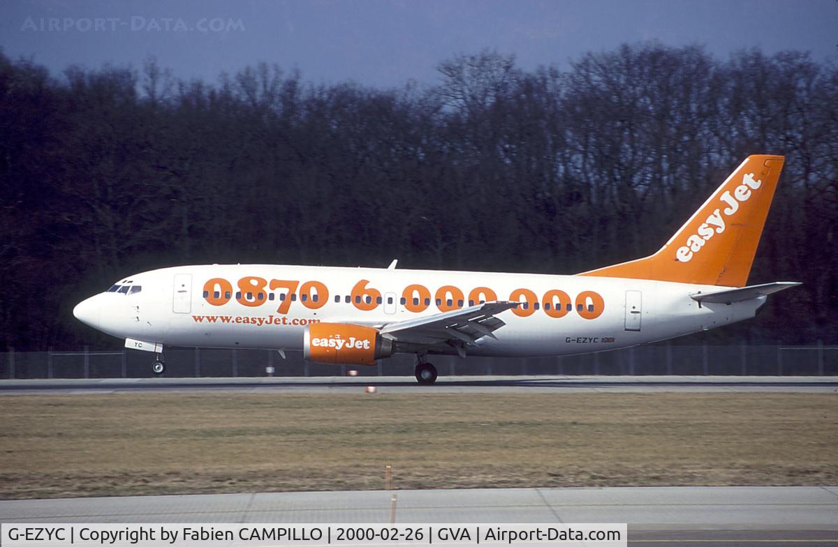 G-EZYC, 1989 Boeing 737-3Y0 C/N 24462, EasyJet