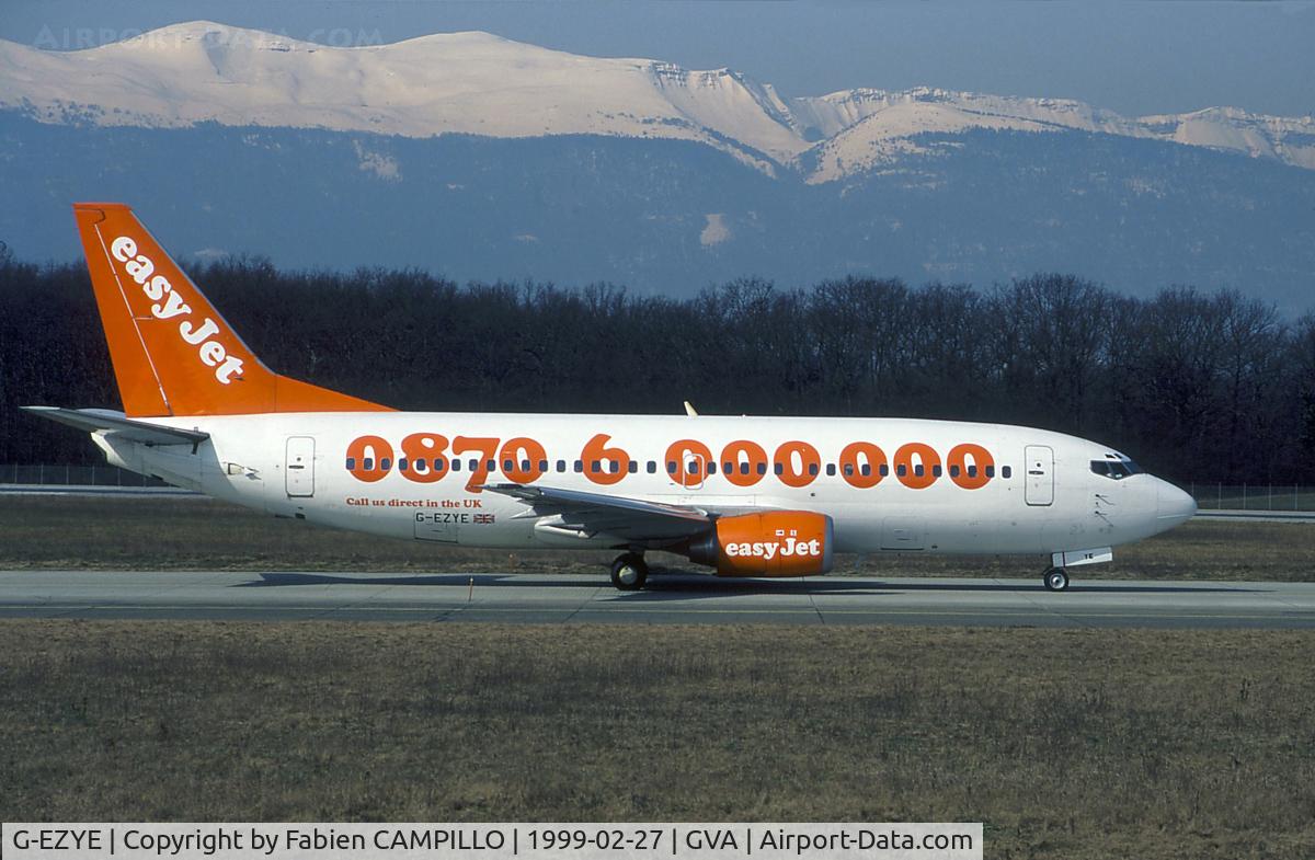 G-EZYE, 1988 Boeing 737-3Q8 C/N 24068, EasyJet