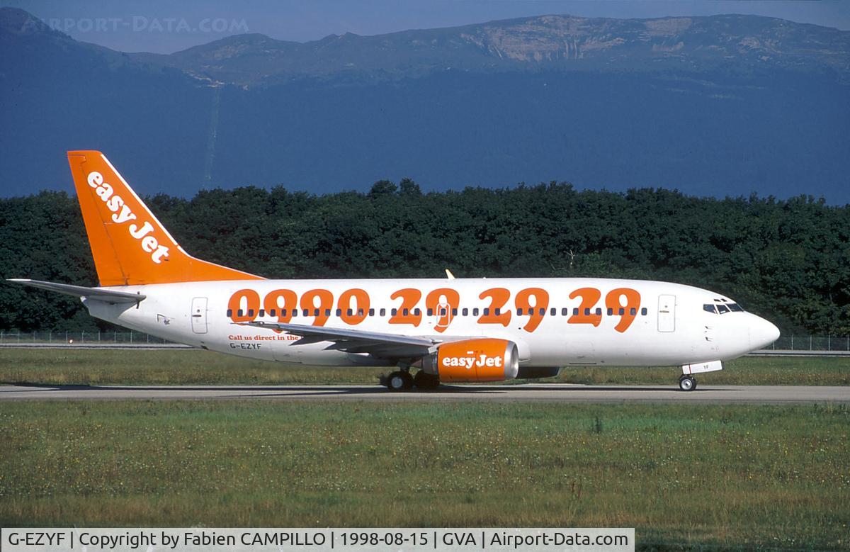 G-EZYF, 1987 Boeing 737-375 C/N 23708, EasyJet