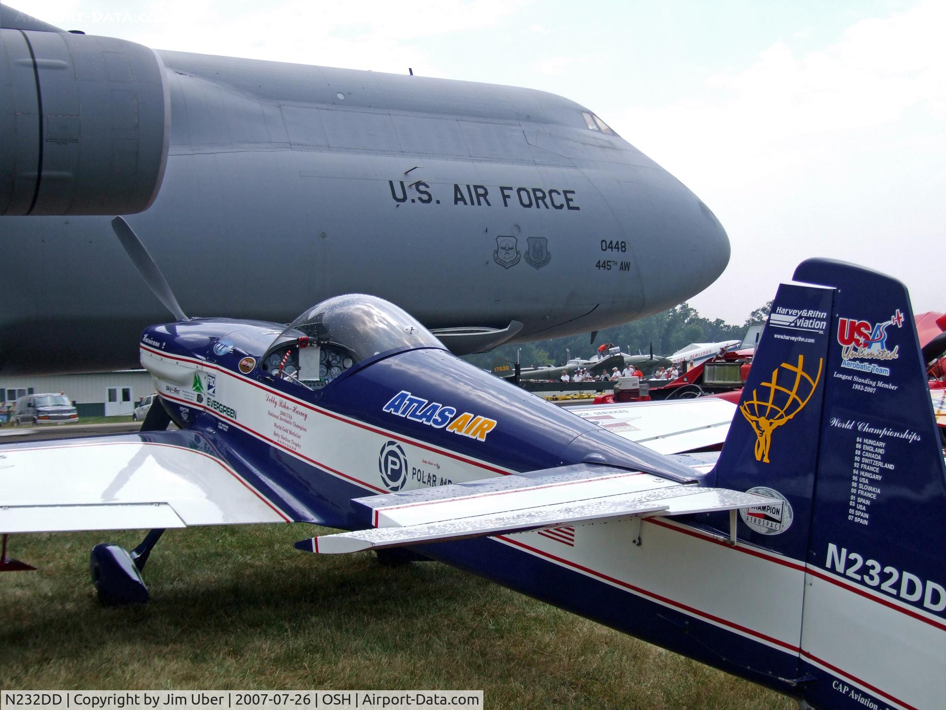 N232DD, 2000 Mudry CAP-232 C/N 24, Prop tip just a few feet from nacelle on the C-5A