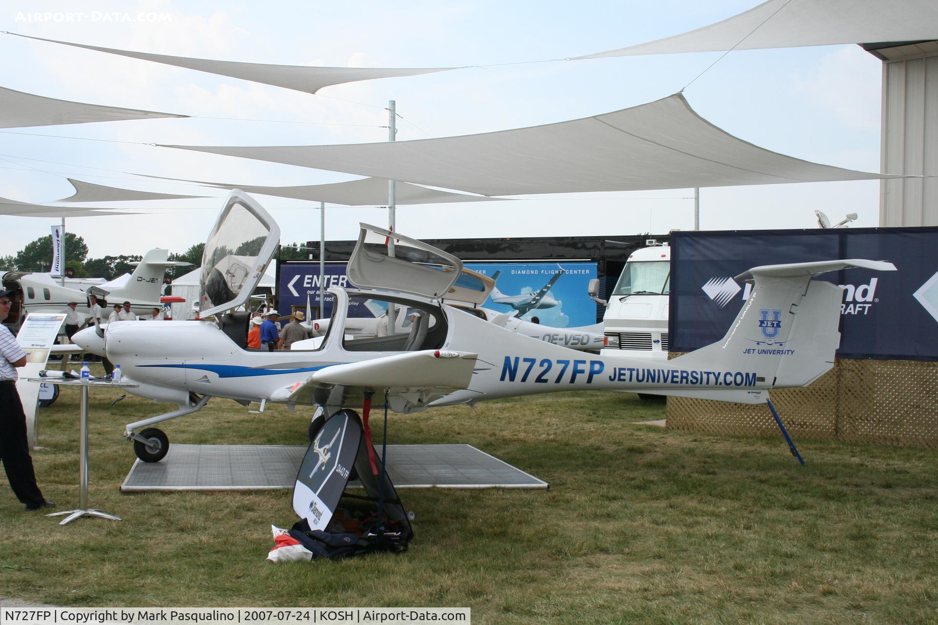 N727FP, 2007 Diamond DA-40F Diamond Star C/N 40.FC027, DA40