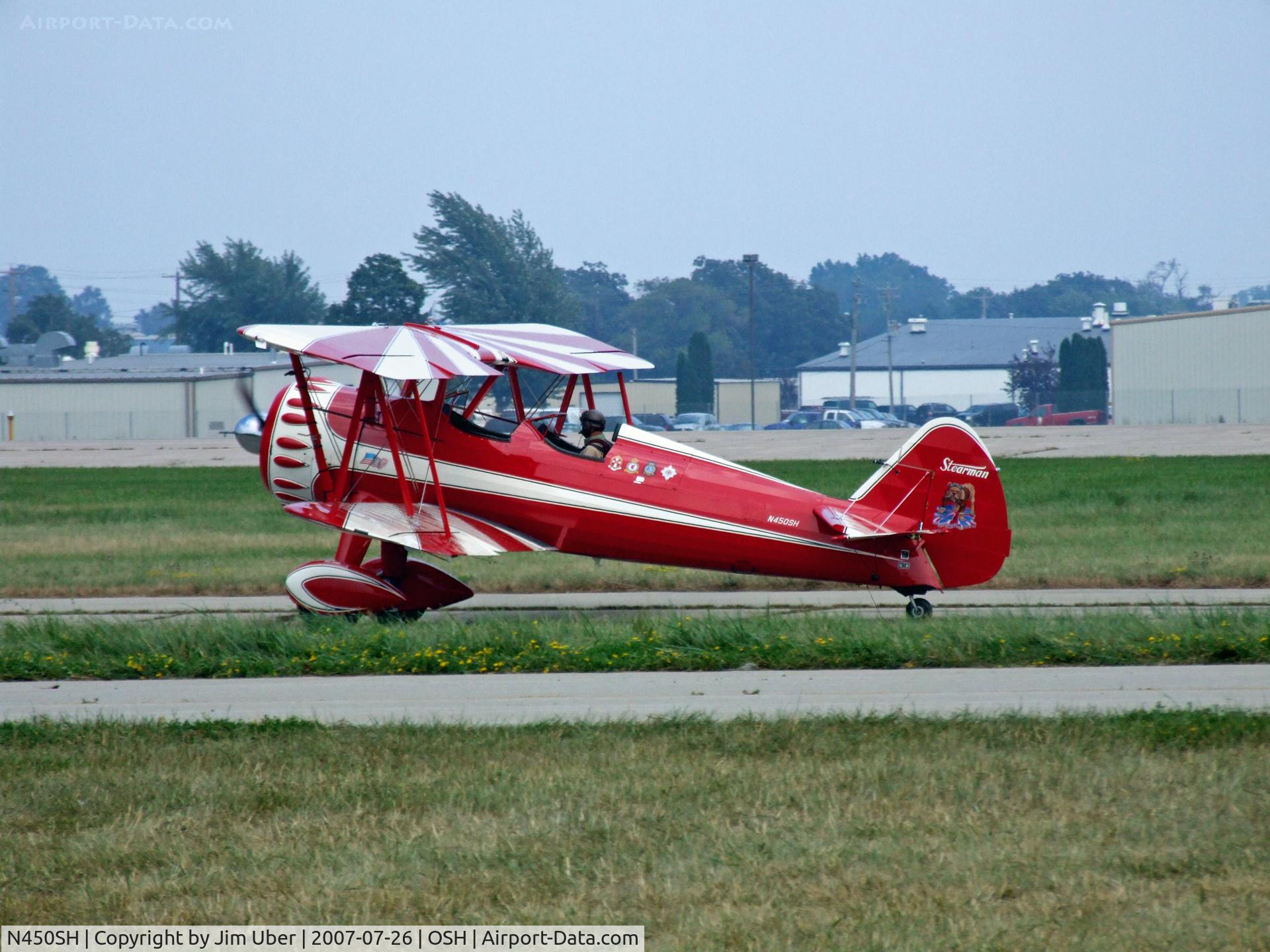 N450SH, 1943 Boeing B75N1 C/N 75-8004, Taxi-ing out