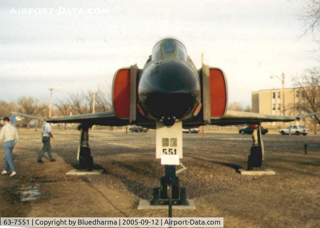 63-7551, 1963 McDonnell F-4C Phantom II C/N 585, McDonnell F-4C Phantom II located at Lowry (now at Fremont County Airport, Canon City, Colorado.)