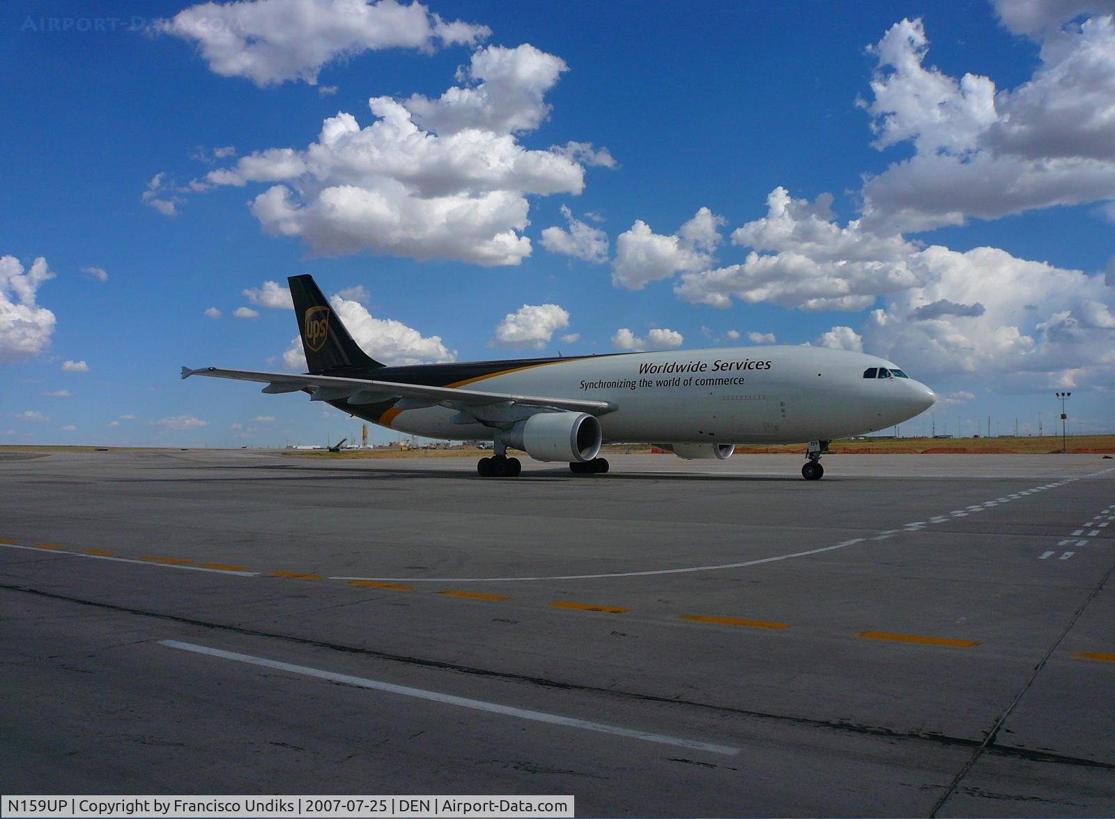 N159UP, 2004 Airbus A300F4-622R C/N 0848, UPS A300F on Sierra Charlie going to south cargo facility.