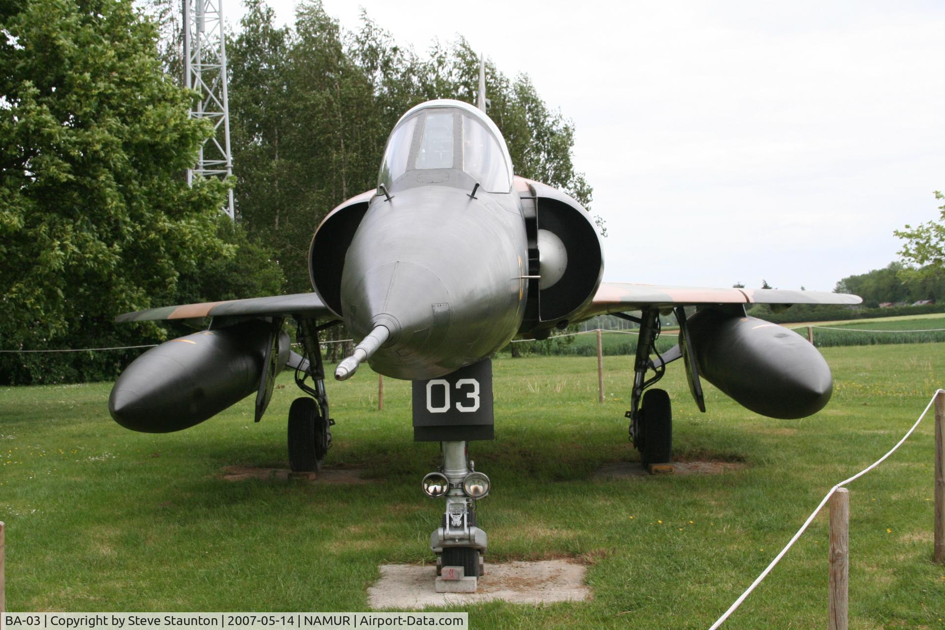 BA-03, SABCA Mirage 5BA C/N 03, Taken on an Aeroprint tour @ Namur