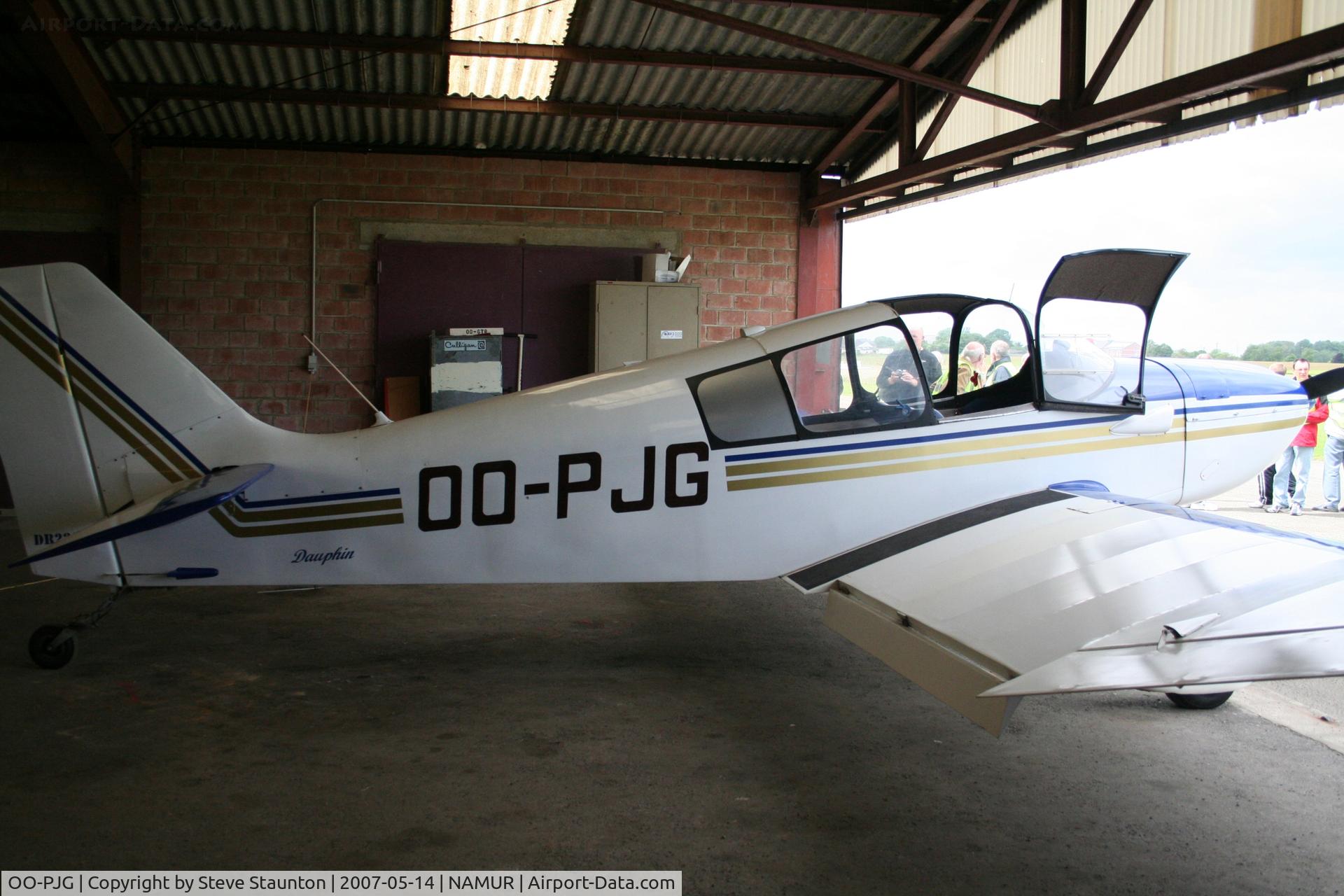 OO-PJG, CEA Jodel DR-221 Dauphin C/N 89, Taken on an Aeroprint tour @ Namur