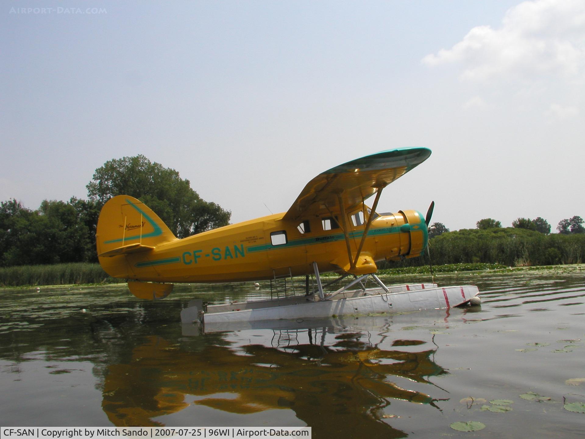 CF-SAN, 1947 Noorduyn Norseman V C/N N29-29, At the EAA Seaplane Base for AirVenture '07.