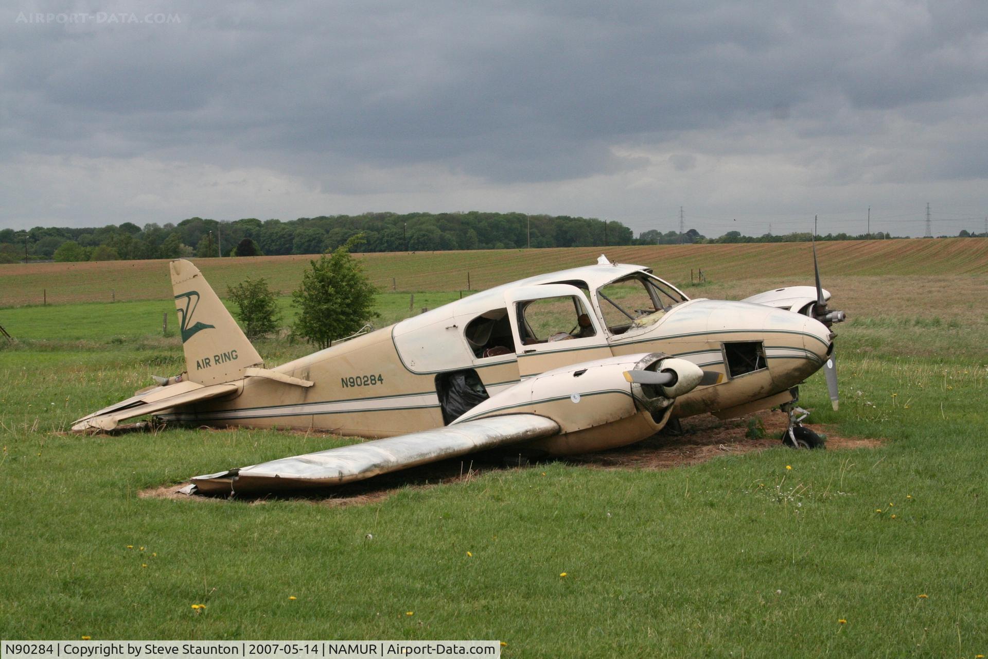 N90284, 1958 Piper PA-23-160 Apache C/N 23-1269, Taken on an Aeroprint tour @ Namur