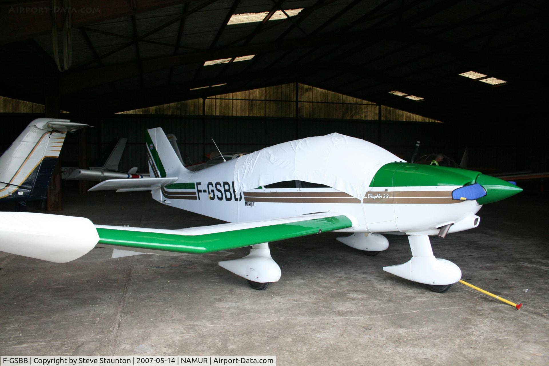 F-GSBB, Robin DR-400-120 Dauphin 2+2 C/N 2334, Taken on an Aeroprint tour @ Namur