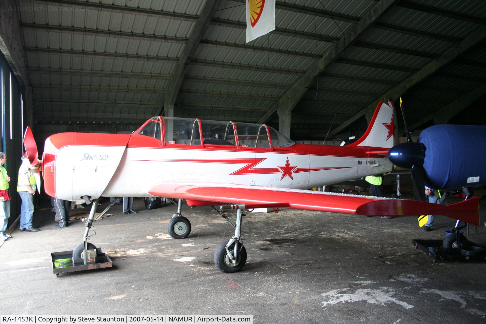 RA-1453K, Yakovlev Yak-52 C/N 899409, Taken on an Aeroprint tour @ Namur