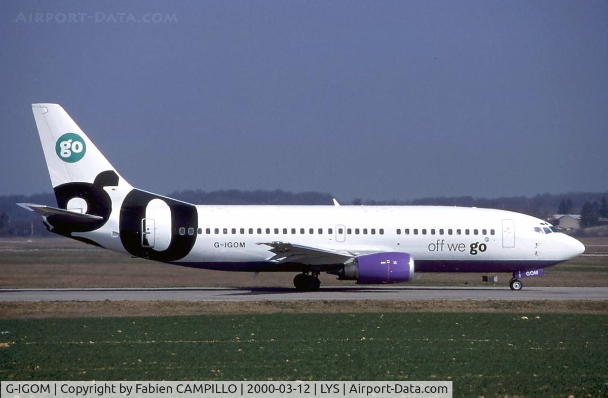 G-IGOM, 1999 Boeing 737-36N C/N 28599, off we go