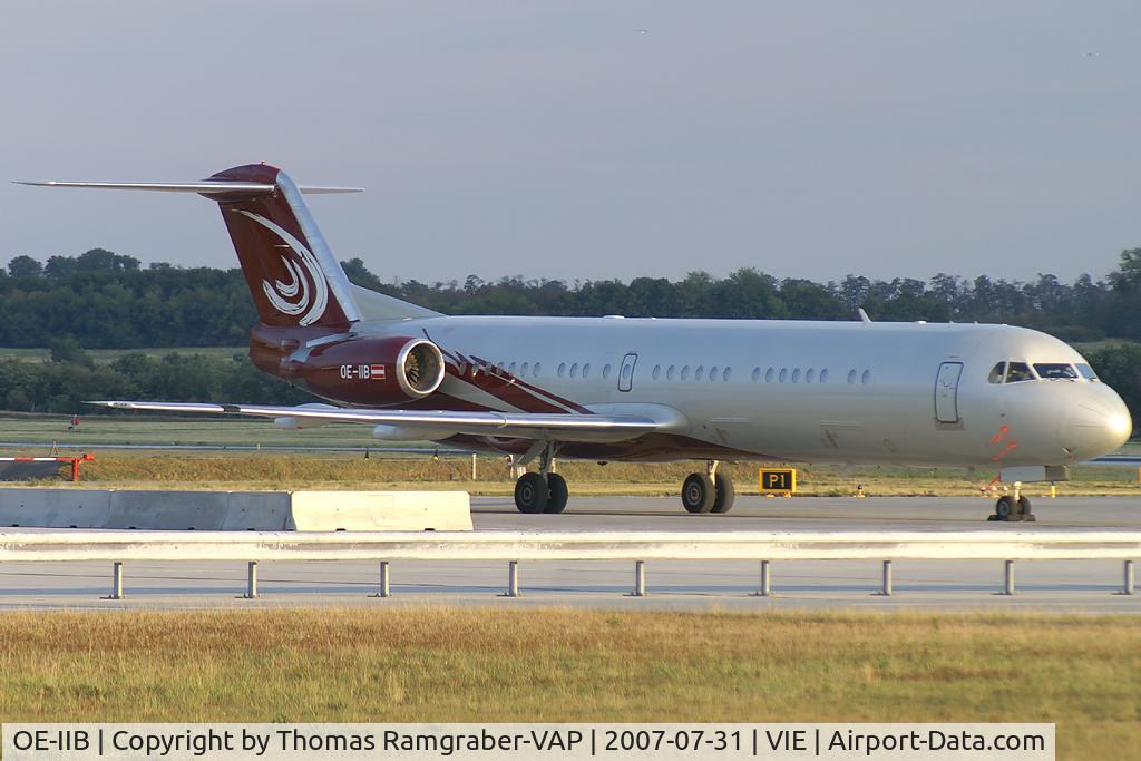 OE-IIB, 1992 Fokker 100 (F-28-0100) C/N 11403, International Jet Management Fokker 100