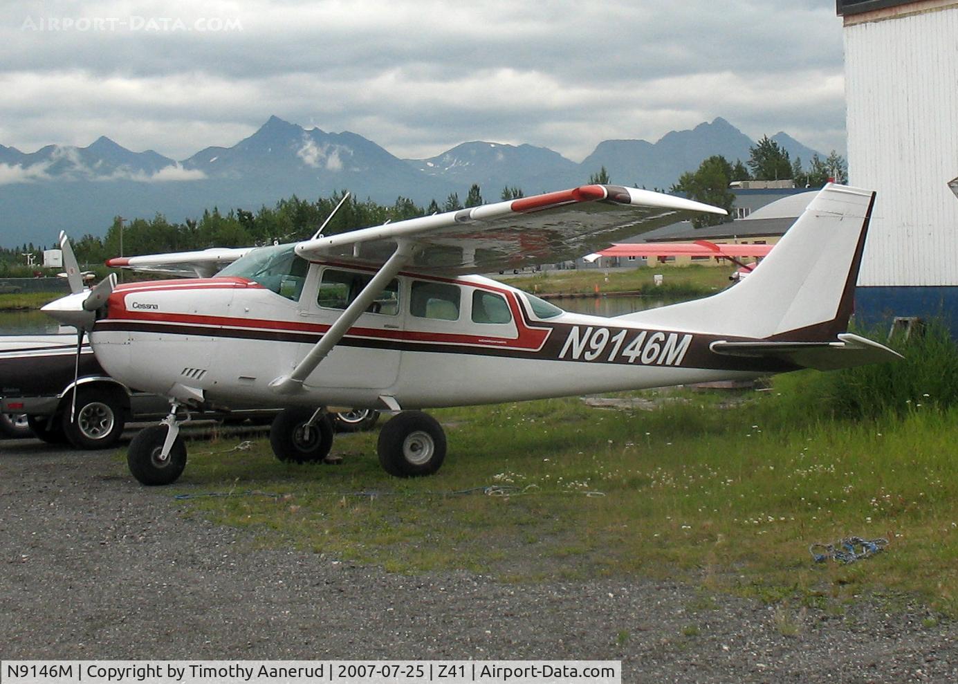 N9146M, 1970 Cessna U206E Stationair C/N U20601546, Tied down by Lake Hood