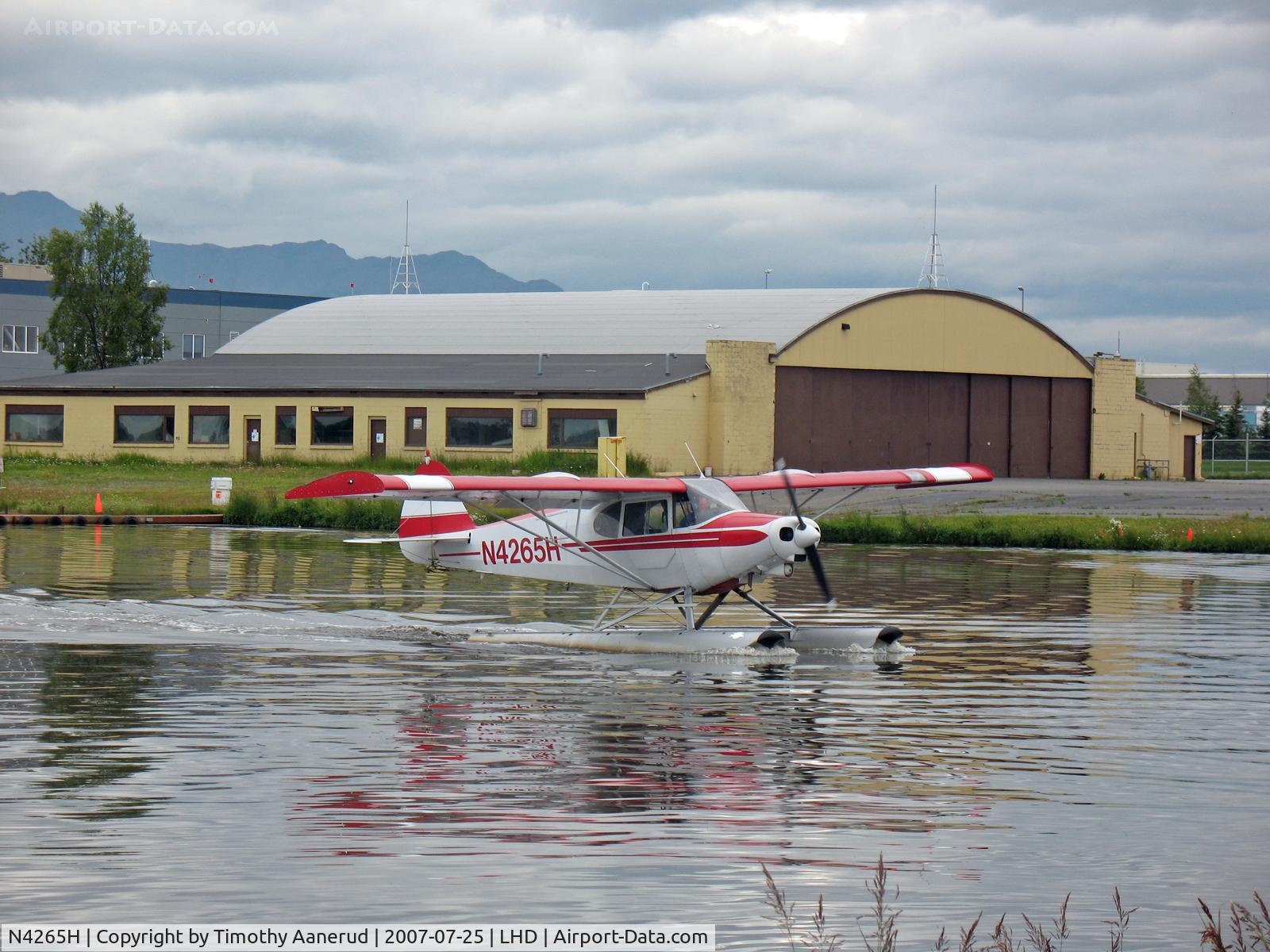 N4265H, 1948 Piper PA-14 Family Cruiser C/N 14-69, Taxiing to active