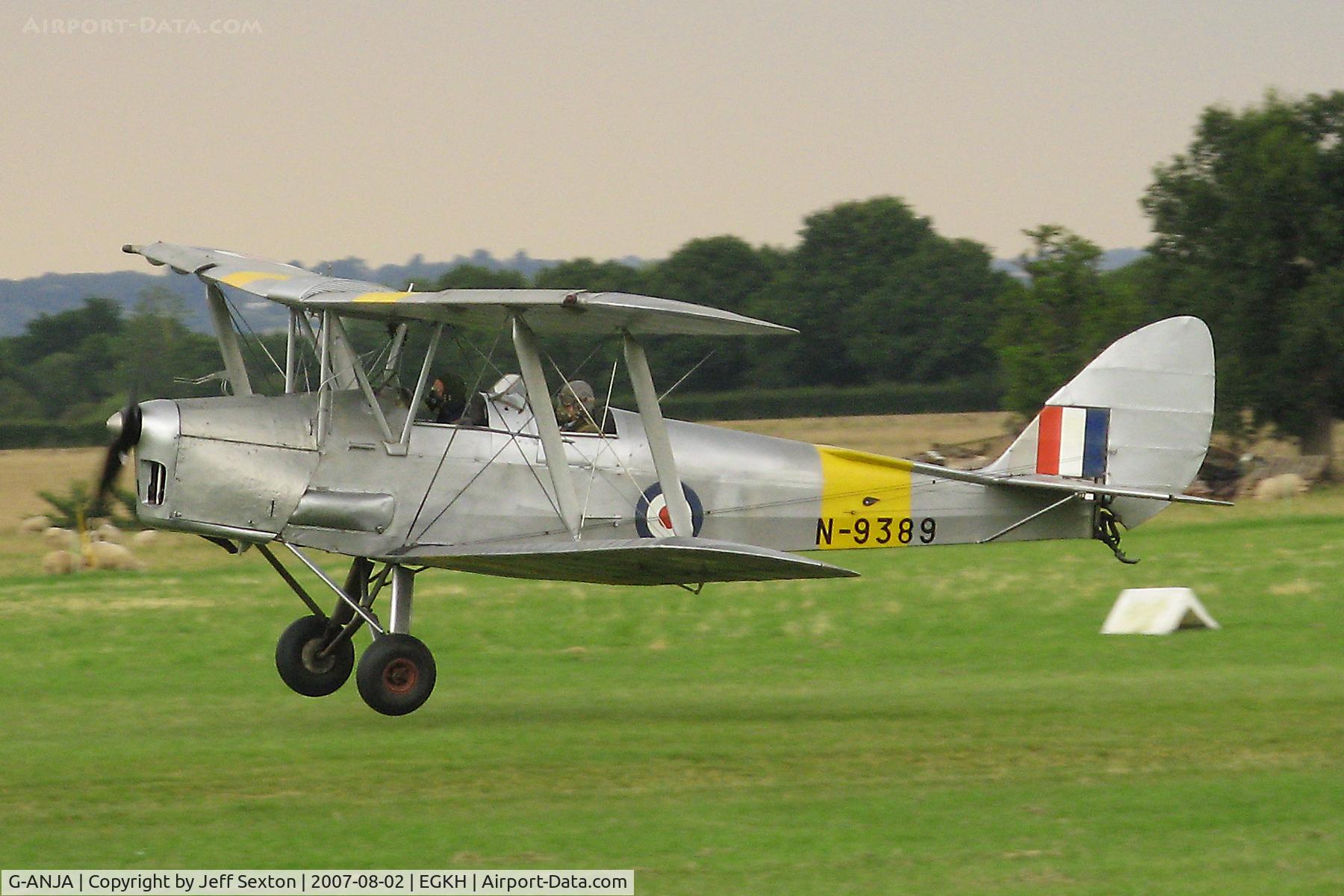 G-ANJA, 1939 De Havilland DH-82A Tiger Moth II C/N 82459, N9389 - De Havilland Tiger Moth (DH 82A) in RAF service from 1931 to 1951