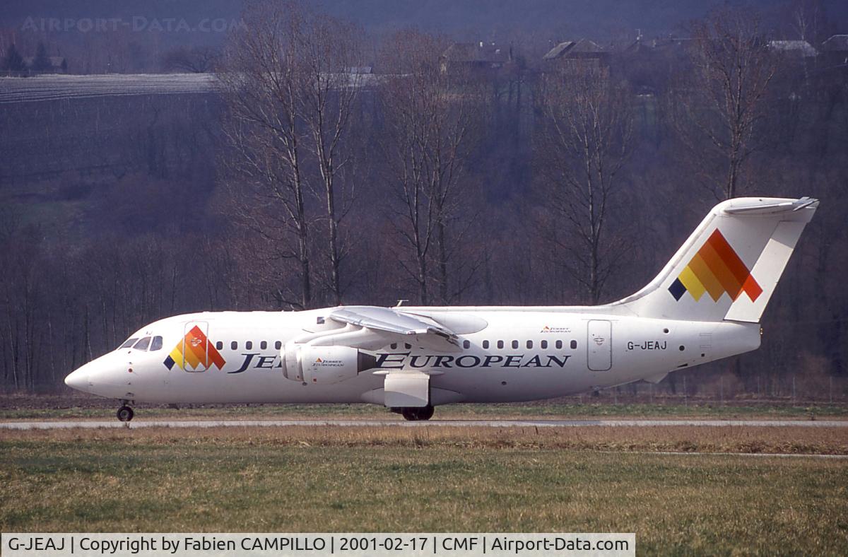 G-JEAJ, 1988 British Aerospace BAe.146-200 C/N E2099, Jersey European