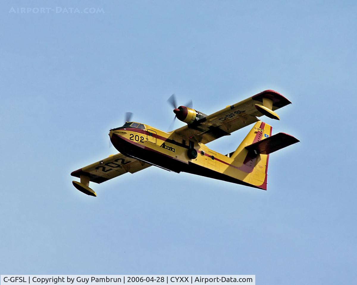 C-GFSL, 1986 Canadair CL-215-V (CL-215-1A10) C/N 1086, Post maintenence flight