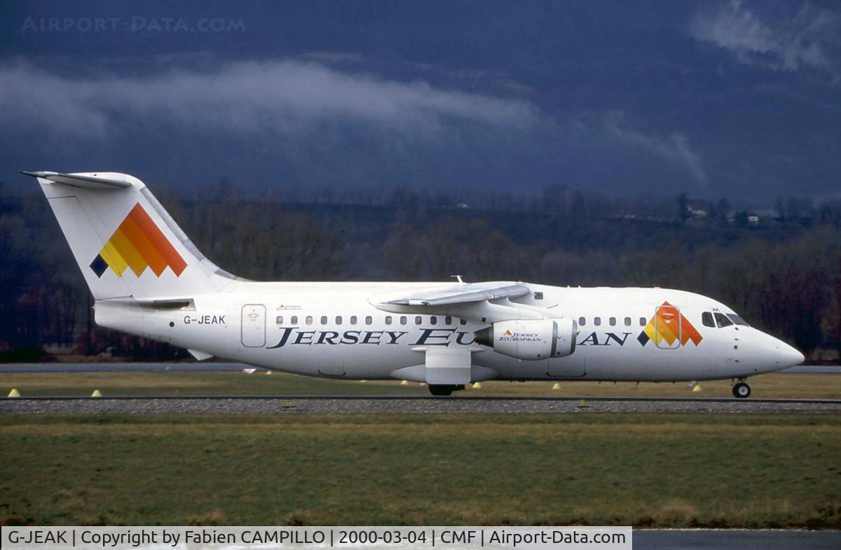 G-JEAK, 1988 British Aerospace BAe.146-200 C/N E2103, Jersey European