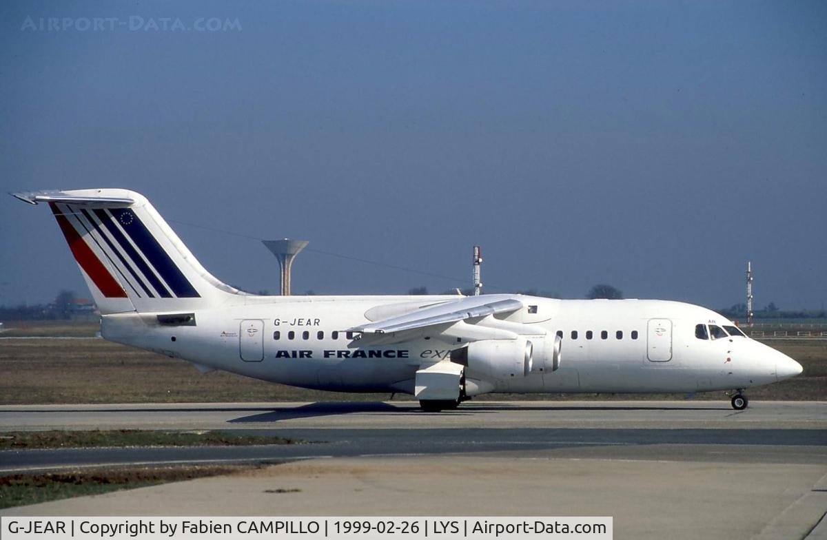 G-JEAR, 1983 British Aerospace BAe.146-200 C/N E2018, Air France Express - Jersey European