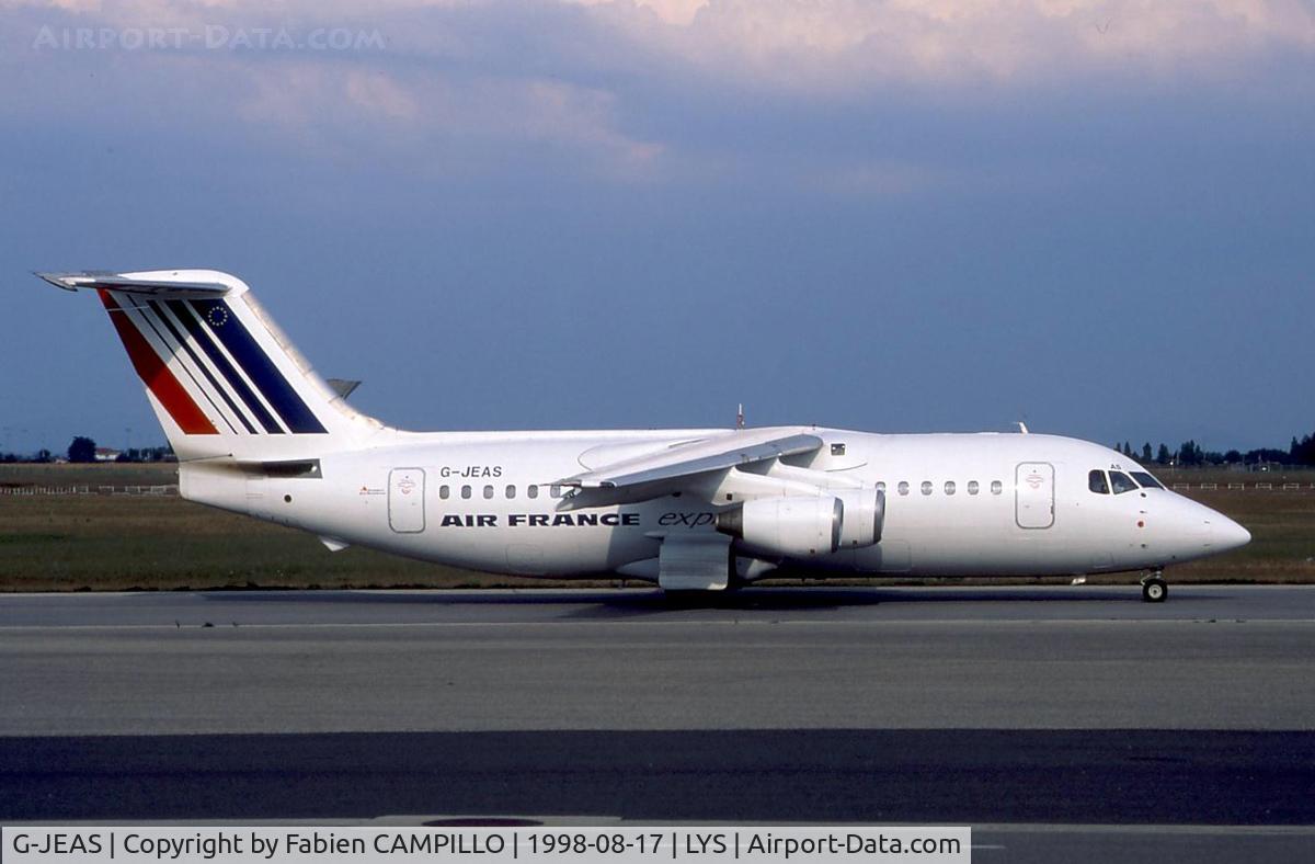G-JEAS, 1984 British Aerospace BAe.146-200 C/N E2020, Air France Express - Jersey European