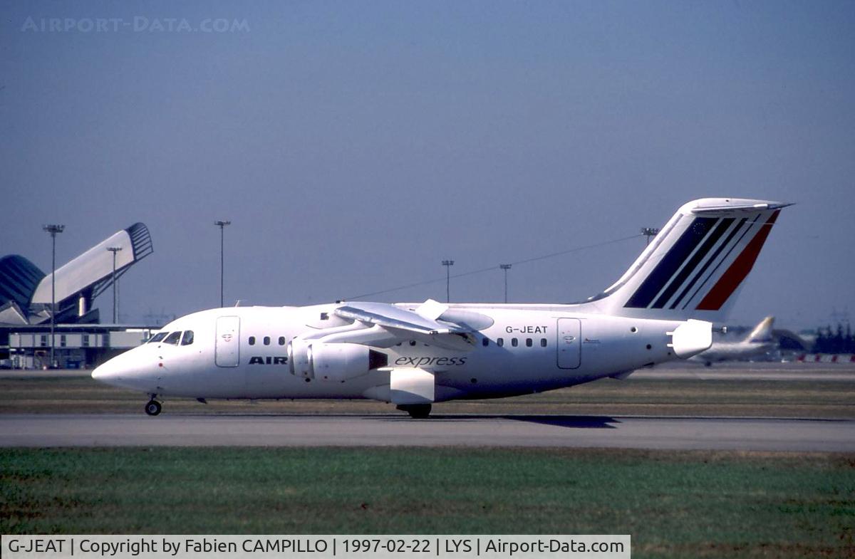 G-JEAT, 1987 British Aerospace BAe.146-100 C/N E1071, Air France Express - Jersey European