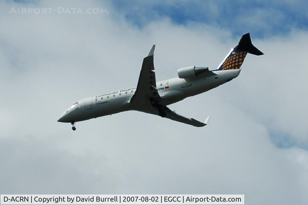 D-ACRN, 2001 Canadair CRJ-200LR (CL-600-2B19) C/N 7486, Lufthansa Regional - Landing
