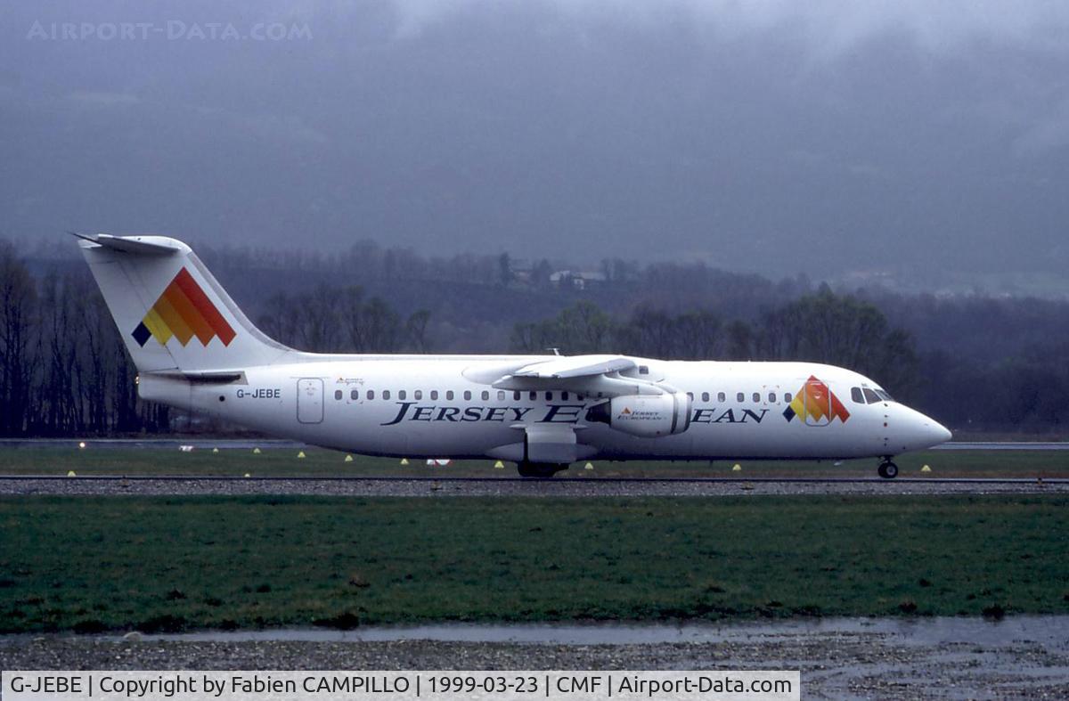 G-JEBE, 1991 British Aerospace BAe.146-300 C/N E3206, Jersey European