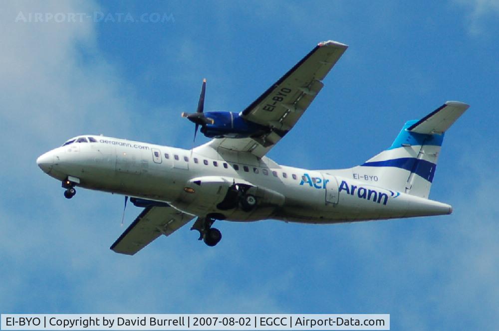 EI-BYO, 1989 ATR 42-300 C/N 161, Aer Arran - Landing