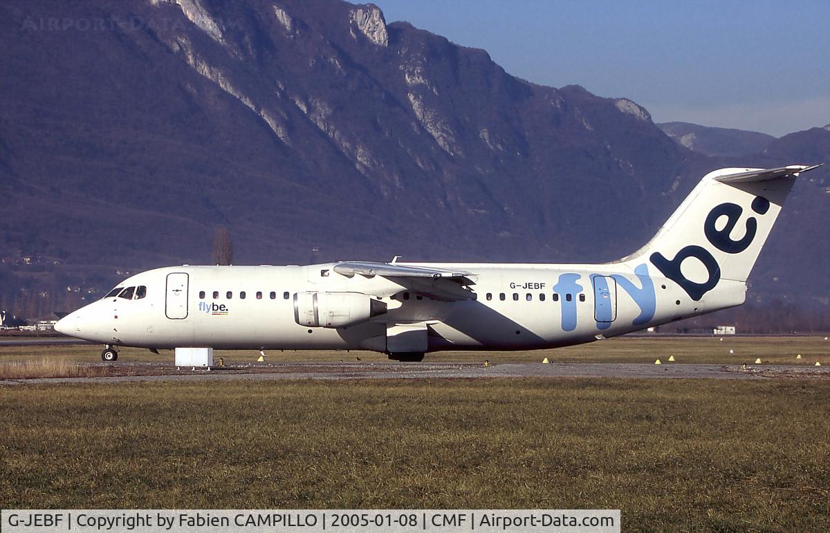 G-JEBF, 1991 British Aerospace BAe.146-300 C/N E3202, FlyBe